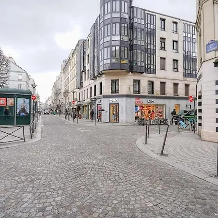 Apartmán 4d#appart 4pers # 1 # Commerce # 15#ac Paříž