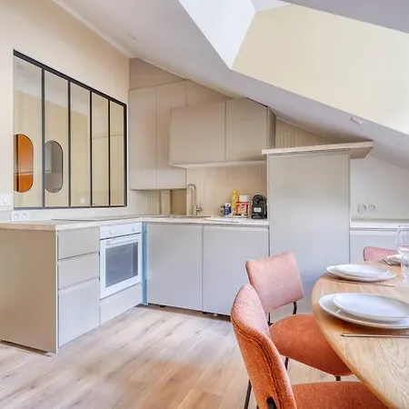 4d#appart 4pers # 1 # Commerce # 15#ac Apartment Paris